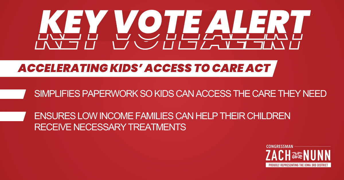 Key Votes KEY VOTE ALERT: Removing barriers to care for children with rare ...