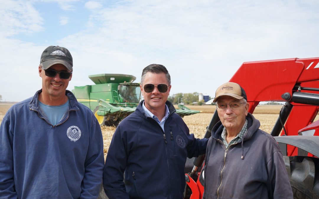 Harvest is more than underway! 🌽 🚜 ⛽