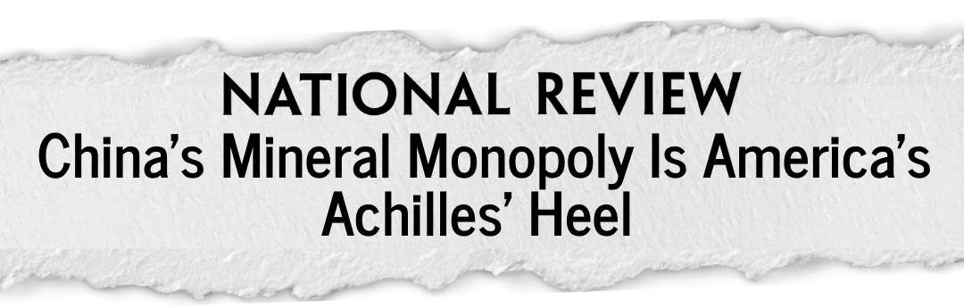 ⛏️ Breaking China’s Grip