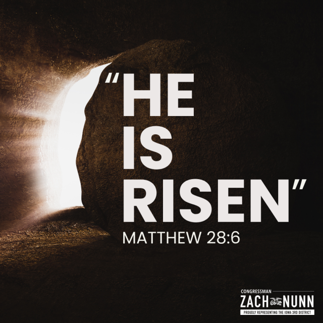 ✝️ Happy Easter, Iowa